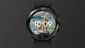 Tiger in a cat - Watch Face Screenshot 2