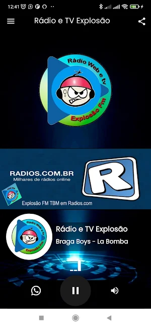Rádio e TV Explosão Screenshot 0