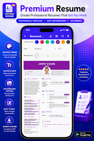 Resume AI: CV & Cover Letter Screenshot 1