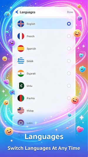 Colorful Message Screenshot 2