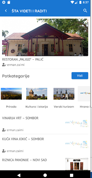 Vojvodina Travel Screenshot 1
