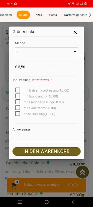 Pizza Tandoori Allershausen Screenshot 3