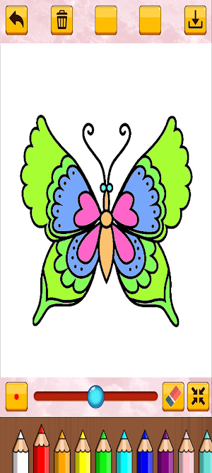 Butterfly Coloring Screenshot 2