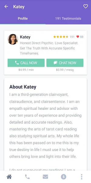 Live Psychic Chat Psychic Reading Screenshot 3