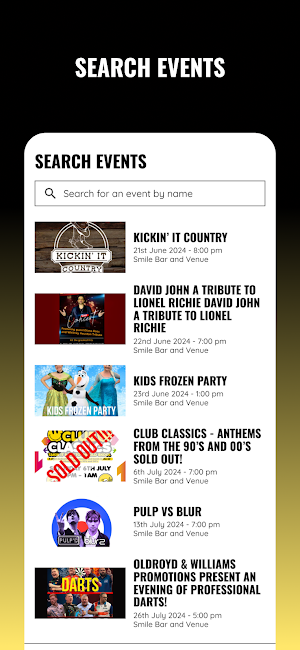 Smile Bar and Venue Screenshot 2