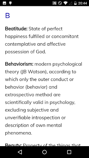 Philosophical Dictionary Screenshot 2