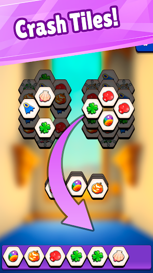 Hexa Tile Match Screenshot 2