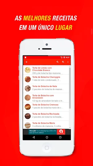 Receitas de Tortas de Bolacha Screenshot 1