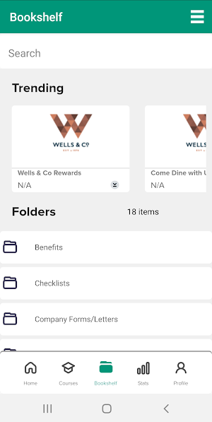 Wells Web Screenshot 1