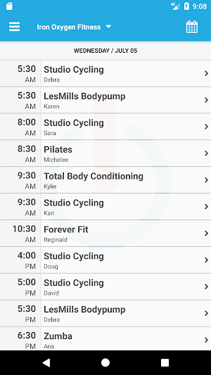 Iron Oxygen Fitness Screenshot 2
