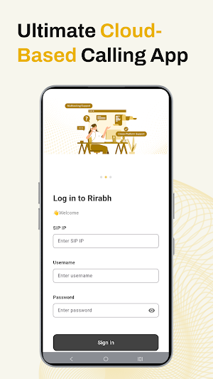 Rirabh Mobile Dialer Screenshot 0