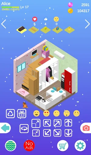 CoupleRoom Online : Decorating  a Room Free Screenshot 1