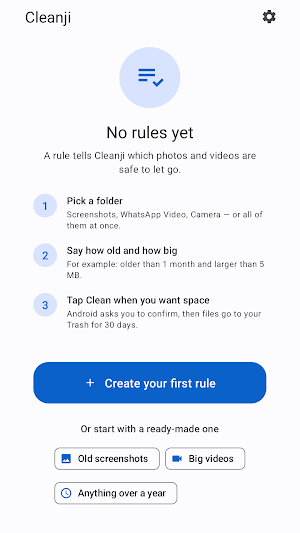 Cleanji: Photo & Video Cleaner Screenshot 1