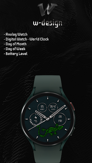 W-Design WOS110 - Watch Face Screenshot 1