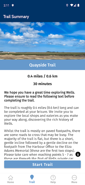 Wells Harbour Trails Screenshot 1
