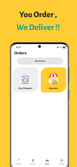 CloseBy:Courier Delivery App Screenshot 3