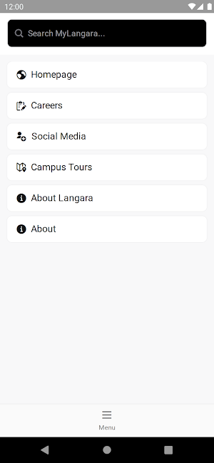 myLangara Screenshot 1