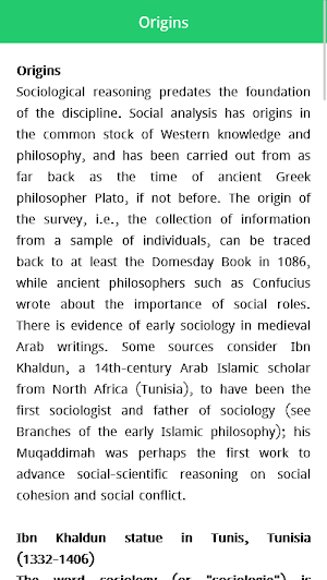Sociology Basic Screenshot 2