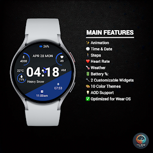 Just Time - watch face Screenshot 1