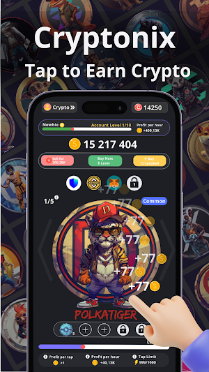 Cryptonix - Tap to Earn Crypto Screenshot 0