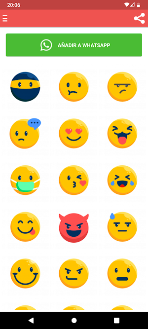 Stickers de emojis Screenshot 1