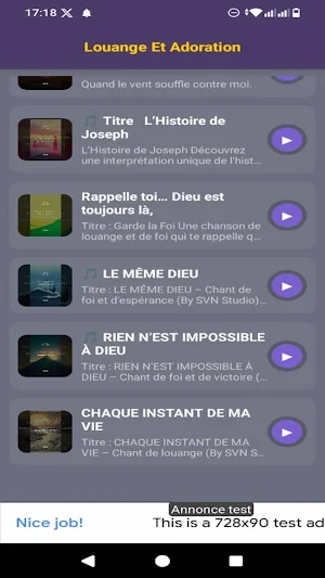 Louange et Adoration Screenshot 3