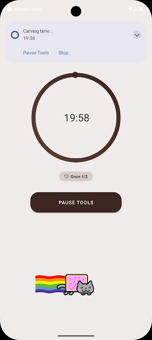 Wooden Timer: Focus Workshop Screenshot 0