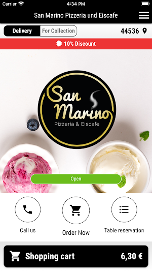 San Marino Pizzeria Eiscafe Screenshot 0