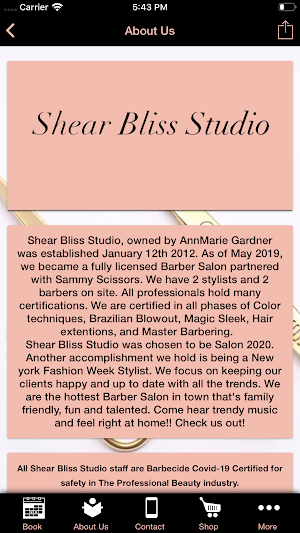 Shear Bliss Studio Screenshot 2