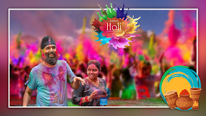 Happy Holi Photo Frame Editor Screenshot 3