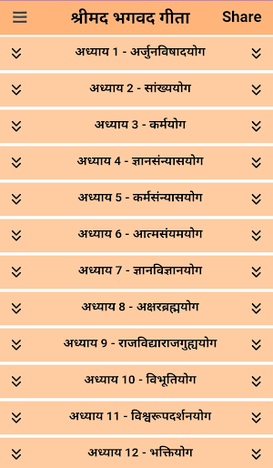 Bhagavad Gita - Hindi : भगवद गीता - हिंदी Screenshot 0