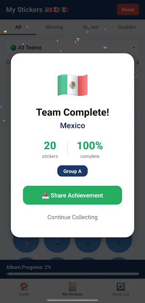 Sticker Tracker 2026 Screenshot 1