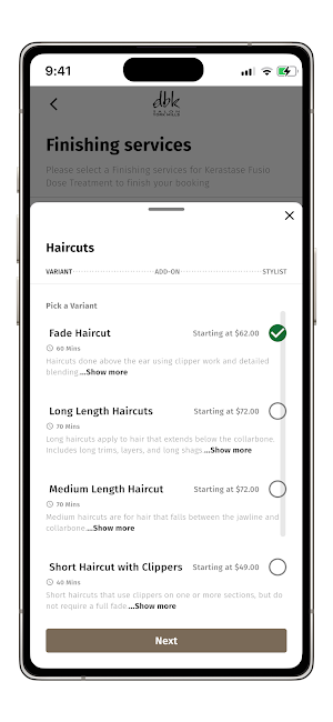 dbk Salon Screenshot 3