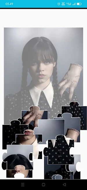 Wednesday Addams Game Puzzle Screenshot 3