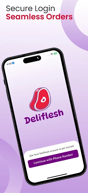 Deliflesh Orders Screenshot 0