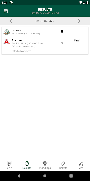 Pericos de Puebla Oficial Screenshot 1