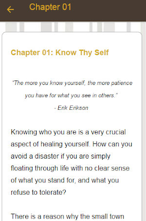 Self Healing Course Screenshot 2
