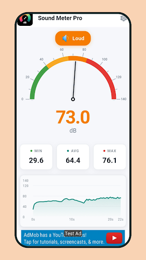Sound Meter Pro - dB Detector Screenshot 1
