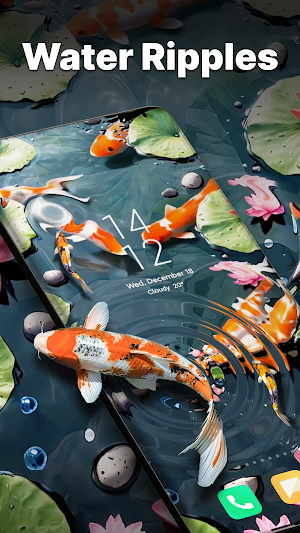 Ripple & 3D Live Wallpaper Screenshot 1