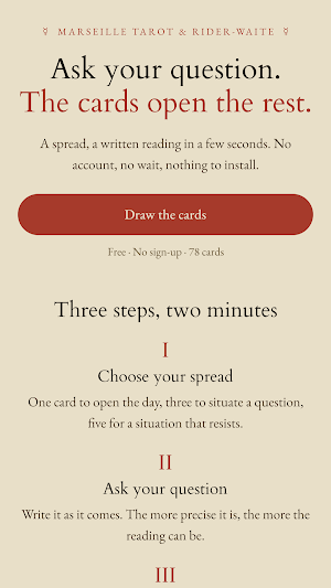 Arcane78: Tarot Card Reading Screenshot 0