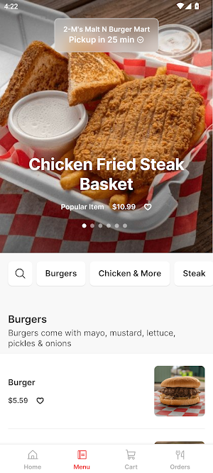 2-M's Malt N Burger Mart Screenshot 1
