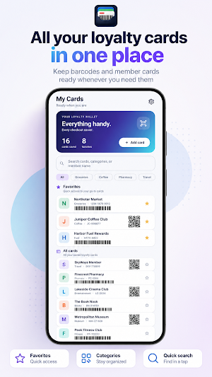 Loyalty Card Barcode Wallet Screenshot 0