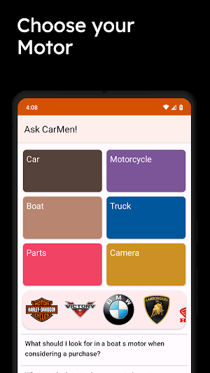 CarMen AI Motor Expert Advisor Screenshot 1