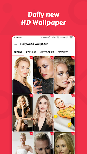 Top Actresses Wallpapers Screenshot 2