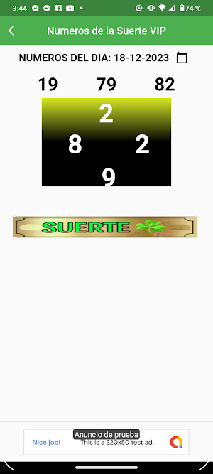 Numeros de la Suerte VIP Screenshot 1