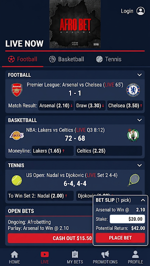 Afrobetting Screenshot 1