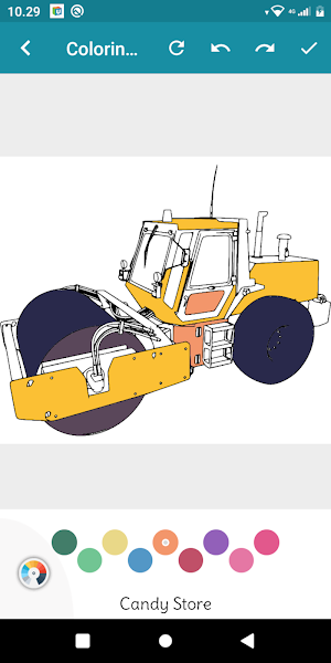 road rollers coloring Screenshot 2
