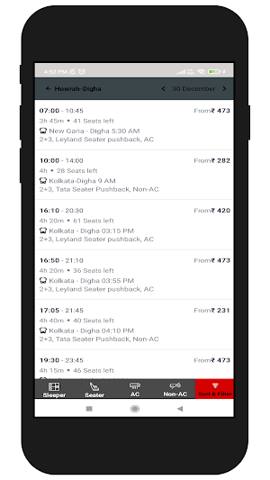 Santosh Bus Service Screenshot 1