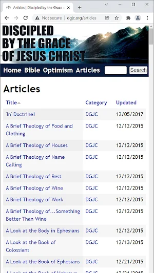 DGJC.ORG Screenshot 2