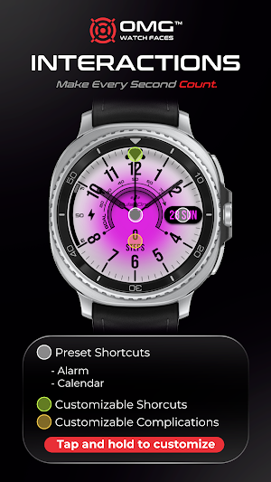 OMG 413 - Analog Watch Face Screenshot 2